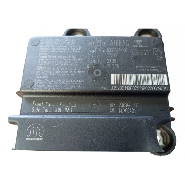 Modulo Central 00520911060 Fiat Mobi 2019 2020 2021 2022