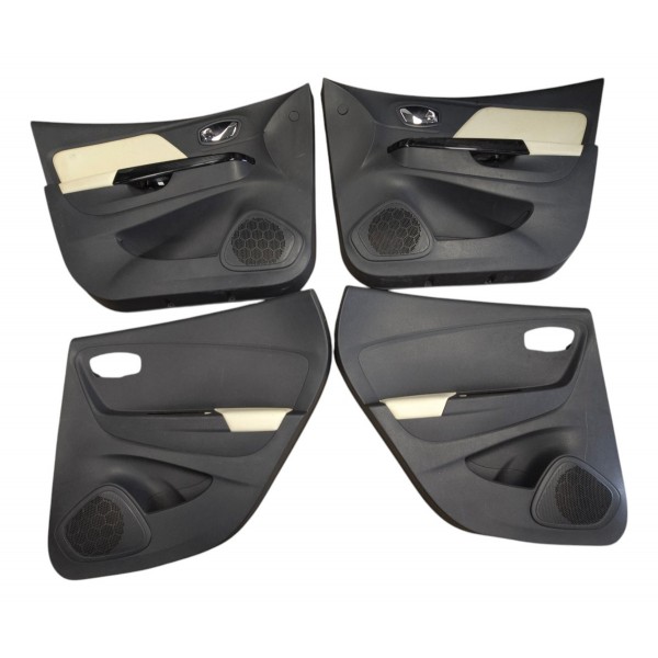 Conjunto Forro Porta Renault Captur Intense 2018 2019 Orig