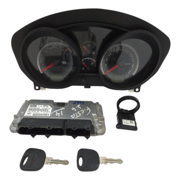 Kit Modulo Injeção Ford Fiesta 1.6 Flex 2010 2011 A 2014