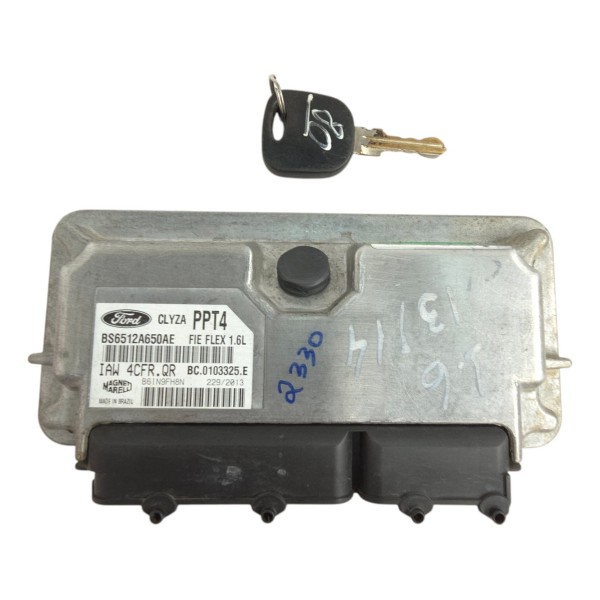 Modulo Injeção Eletrônica Chave Ford Fiesta 1.6 2009 A 2014