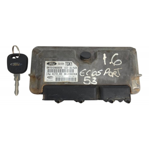 Modulo Injeção Chave Ford Ecosport Fiesta 1.6 Flex 2008 2012