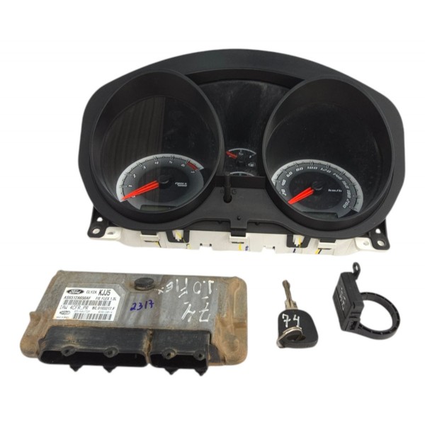 Kit Modulo Injeção Ford Fiesta Zetec 1.0 8v Flex 2010 A 2013