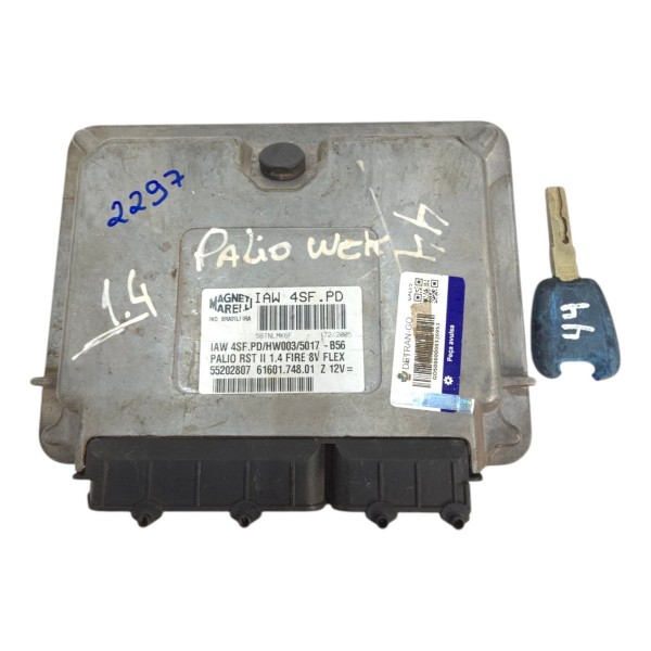 Modulo Injeção Chave Fiat Palio Fire 1.4 Flex 2006 A 2010