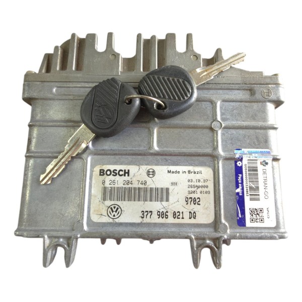 Modulo Injeção Chave Vw Gol Parati At 1.0 1997 1998 A 2005