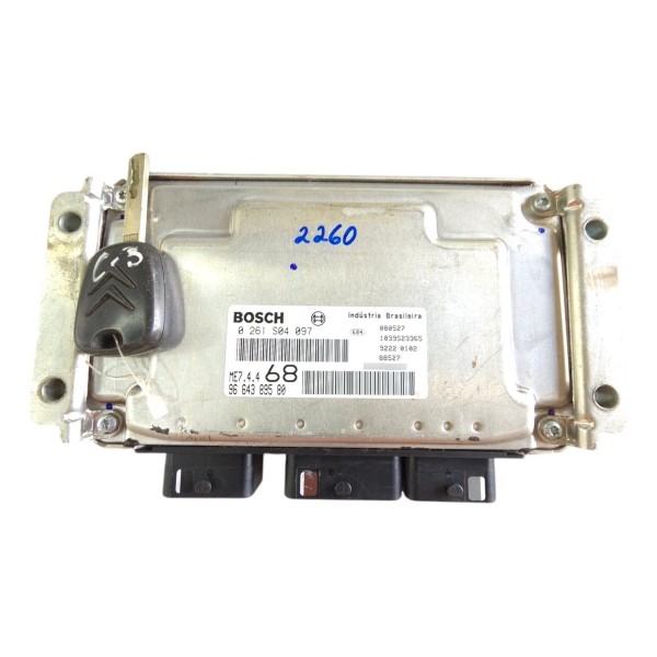 Modulo Central Injecao Chave Citroen C3 1.6 2006 2007 2008