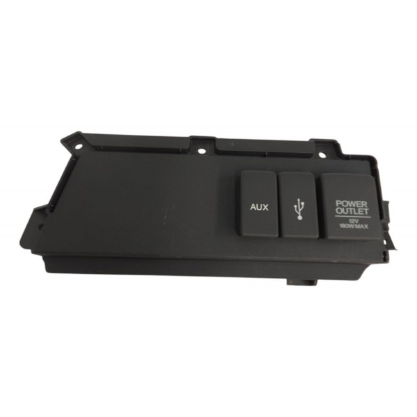 Moldura Acendedor Tomada Usb Auxiliar Honda City 2015 A 2021