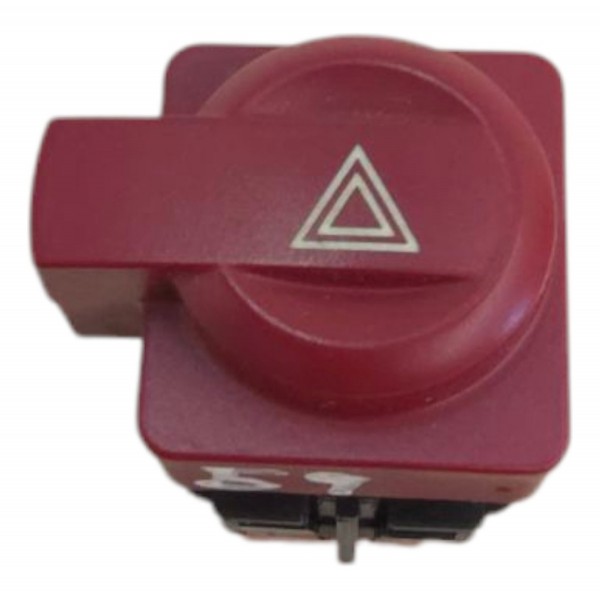 Botão Pisca Alerta Citroen C4 Pallas 2007 2008 2009 A 2013 Vermelho