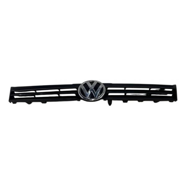 Grade Emblema Dianteira Vw Gol Voyage Saveiro G6 2013 A 2016 Preto Fosco