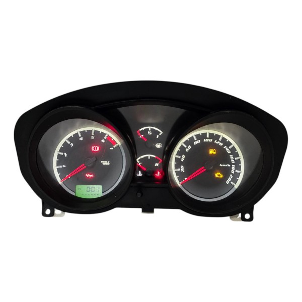 Painel Instrumento Velocimetro Citroen C3 2005 A 2012 Preto