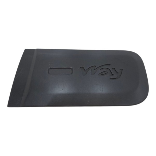 Moldura Friso Porta Traseira Esquerda Uno Way 2011 A 2014 Traseira Esquerda Preto