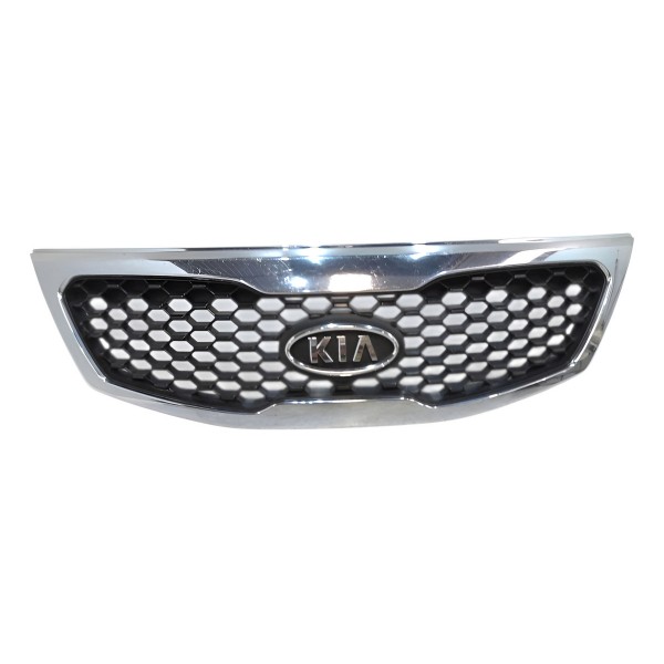 Grade Dianteira Kia Sorento Cromada Completa 2011 A 2013 Cromado Brilhante