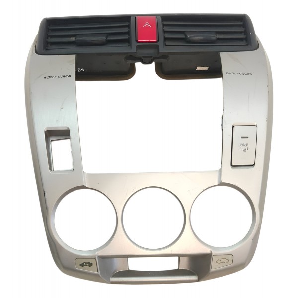 Moldura Central Difusor Ar Radio Honda City 2009 A 2012