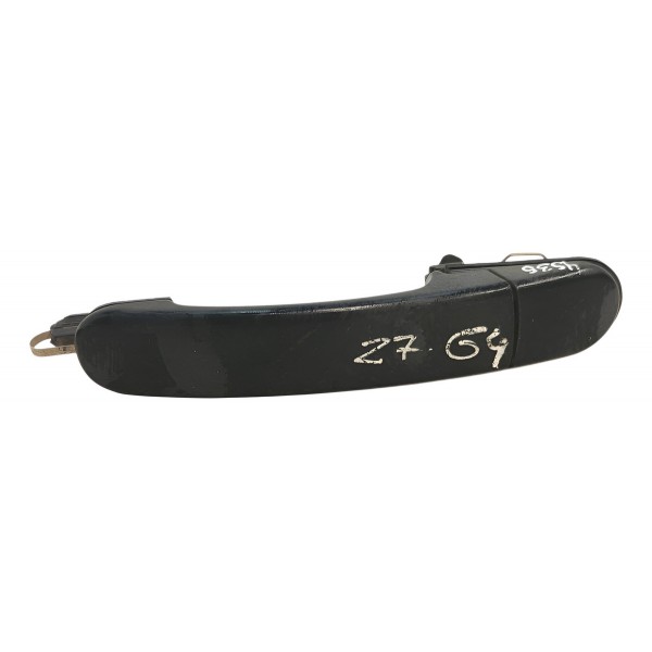 Maçaneta Externa Porta Traseira Direita Vvw Gol G4 2006 2007 Preto Traseira