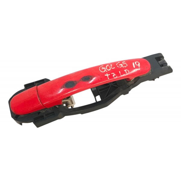 Maçaneta Externa Traseira Direita Vw Gol Voyage 2013 A 2023 Vermelho Traseira