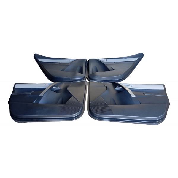 Conjunto Forro Porta Toyota Corolla 2015 2016 2017 A 2019 P Preto
